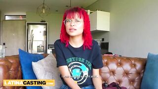 Tight 18 Year Old Colombian Red Head 69 BJ and Pussy Fuck Audition