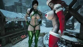 Growing Christmas Angels - Skyrim Giantess