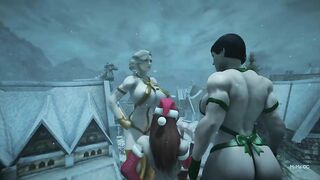 Growing Christmas Angels - Skyrim Giantess