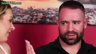 CFNM classy ladies blow cock in group