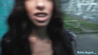 Public Agent Sexy Colombian babe sucks and fucks in public place