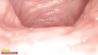 FAKEhub - Guy uses mind powers to turn himself into housemates dildo with German model Kaira Kampen