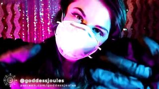 Surgical Mask ASMR - dust mask whispering surgical gloves medical fetish