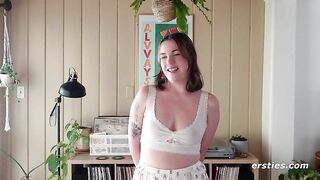 Ersties - Super Cute Babe Gets Kinky with Underwear Before Playing With a Dildo