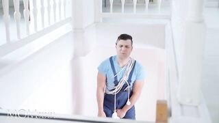 MOMXXX Horny big tits blonde MILF Letty dirty threesome with hard handymen