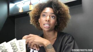 Czech Streets 121 Black sexy hairdresser