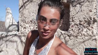 Tiny latina teen model Katherinne Sofia