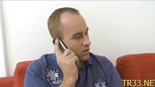 Lusty floozy sucks and rides like a champ