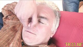 Curvaceous chick rides a massive long sword