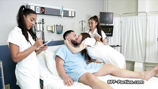 Naughty doctors feasting on patients big dick