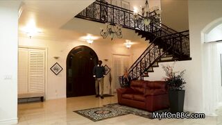 Huge BBC for bored cougar at home