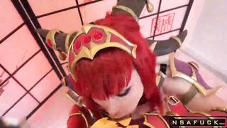 Hot Busty Alexstrasza from World of Warc