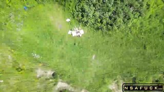 Husband uses Drone to Catch Wife Fucking