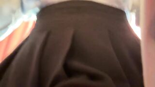 Cutie with strapon - no mercy for bad boys