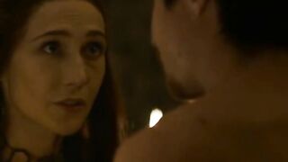 Game of Thrones, GoT - 3. serie - All sex scenes - part 1 (Melisandre, Robb Stark, Theon Greyjoy)