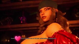 Panty Thief Caught by Step Sister - Footjob Domination - Facesitting - 3D Hentai Game