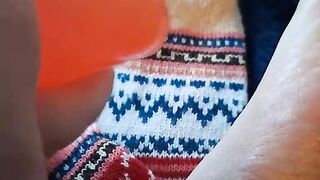 Total Tootsie Pleasures: toe spread, foot rub, and foot and ball play