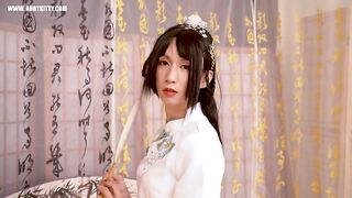 AB074 Harem lewd concubine contend for spoiling(65 cm long dildo Anal play. Tickle. Training. plot)