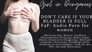 F4F | ASMR Audio Porn for women | Tickling and Fucking you till you make a mess in bed| Watersports