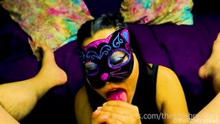 P3- Slo Mo - How fast can I make you cum with a up-close cum swallower blowjob