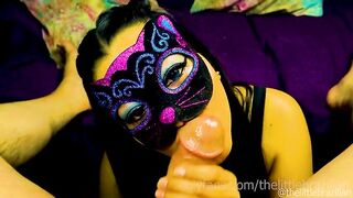 P3- Slo Mo - How fast can I make you cum with a up-close cum swallower blowjob