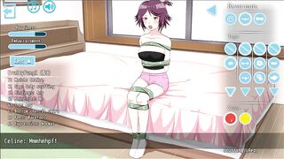 Bonds [ BDSM Hentai game ] Ep.4 playing dress up in shibari tickling session