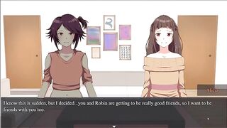 Bonds [ BDSM Hentai game ] Ep.4 playing dress up in shibari tickling session