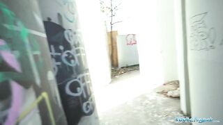 Public Agent British brunette gets paid to suck and fuck a big fat Czech cock