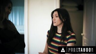 PURE TABOO Virgin Teen Maya Woulfe Betrays GF To Fuck Older Femdom Stepsister Gizelle Blanco