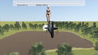 යෝධ කෙල්ලන්ගේ ප්රහාරය | Flattened Giant Attack Gameplay in Sinhala