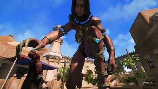 Giantess grows during dancing - Part 1