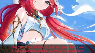 Nilou catches you peeking at her feet [QUICKSHOT, CEI, FEMDOM]