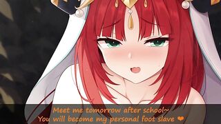 Nilou catches you peeking at her feet [QUICKSHOT, CEI, FEMDOM]