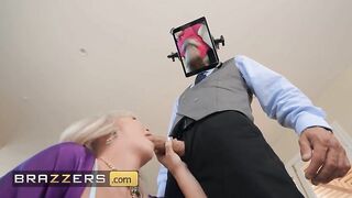 BRAZZERS - Smoking Hot Blonde Kay Carter Cheats On Her Husband With The Surrogate He Hired