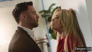 Deeper. Bratty Blake has a fetish she hides from hubby