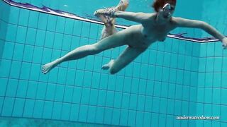 Nudist teen enjoy nude swimming and being horny