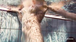 Nudist teen enjoy nude swimming and being horny